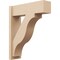 Ekena Millwork 8-in W x 26-in D x 32-in H Funston Block Rough Cedar Woodgrain TimberThane Outlooker, Primed Tan OUTUR080X26X32FST44RCPR - alternate 1